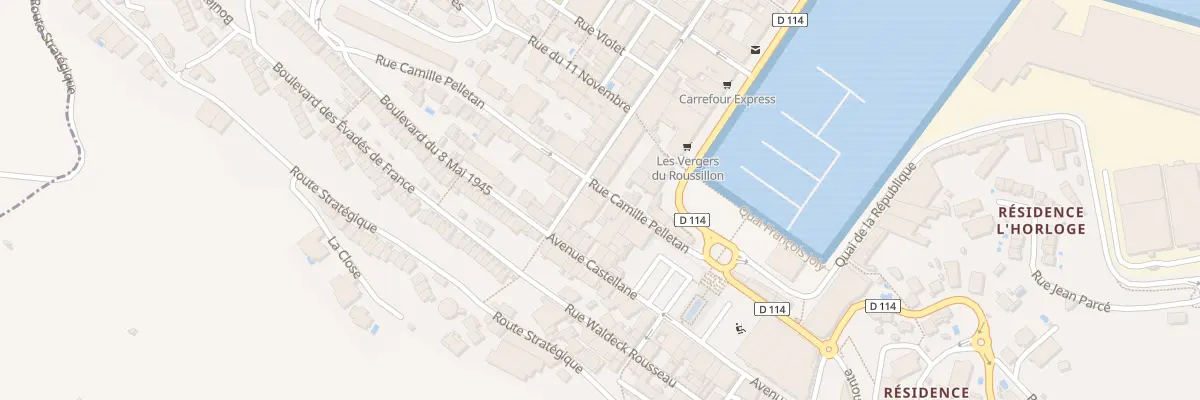 Plan du 9 Rue Camille Pelletan à Port-Vendres