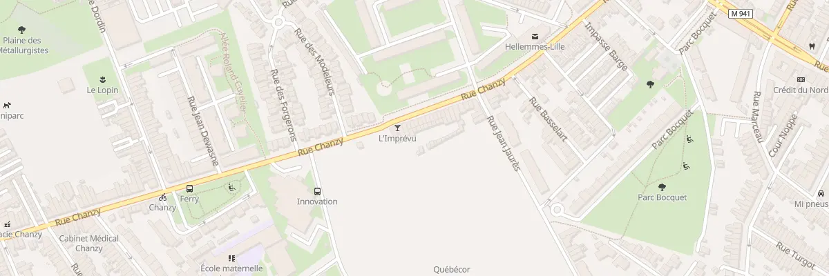 Plan du 113 Rue Chanzy Hellemmes à Lille