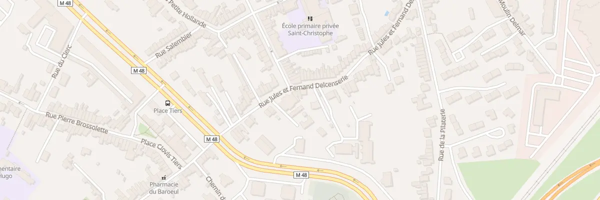 Plan du 75 Rue Jules Delcenserie à Marcq-en-Barœul
