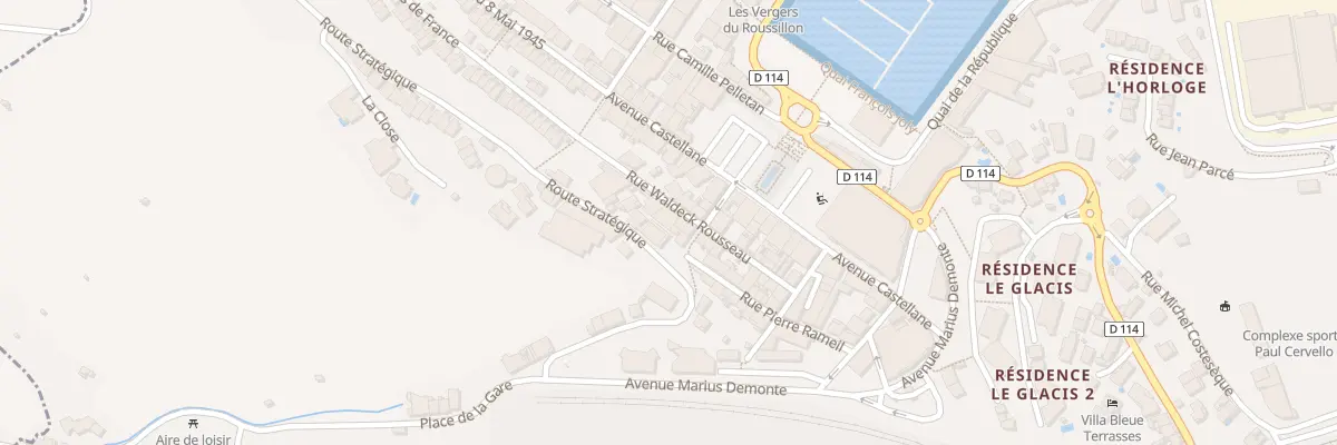 Plan du 19 Rue Waldeck Rousseau à Port-Vendres