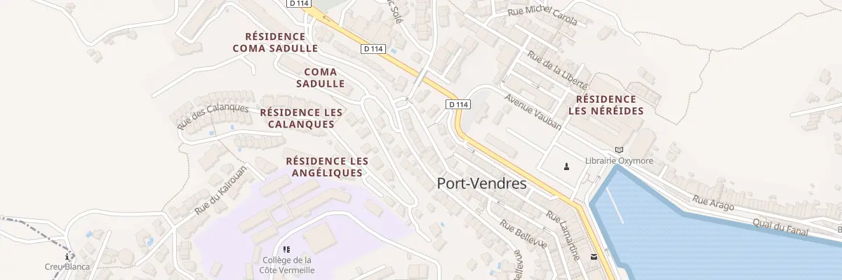 Plan du 33 Bd Bellevue à Port-Vendres