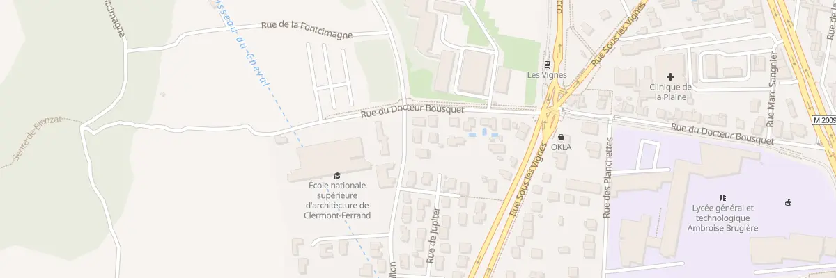 Plan du 126 Rue d’Apollon à Clermont-Ferrand