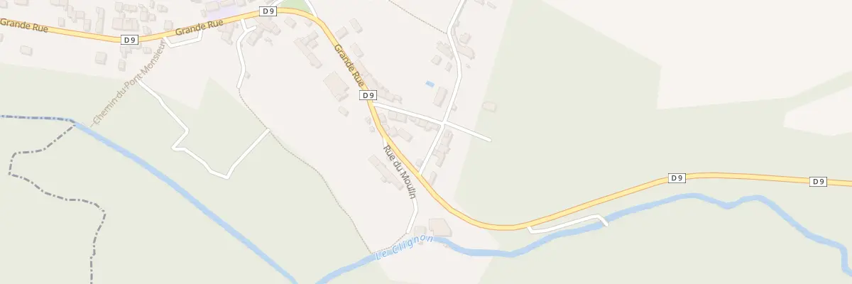 Plan du 10 Rue de Grand Fontaine à Montigny-l’Allier