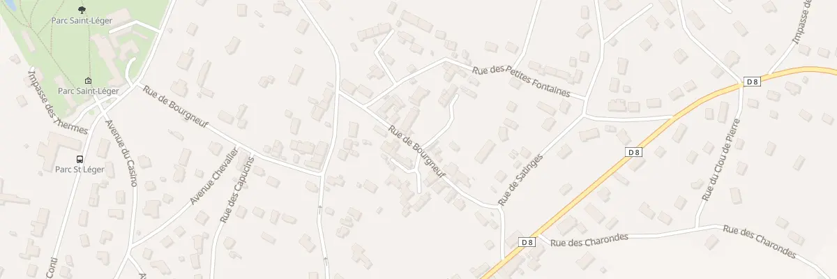 Plan du 425 Rue de Bourgneuf à Pougues-les-Eaux