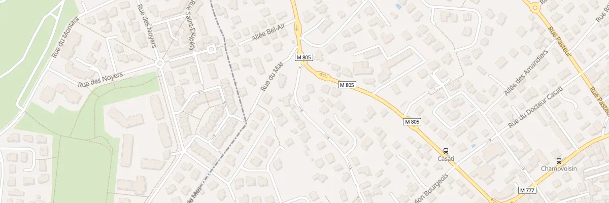 Plan du 36 Rue du Mirondet à Aubière