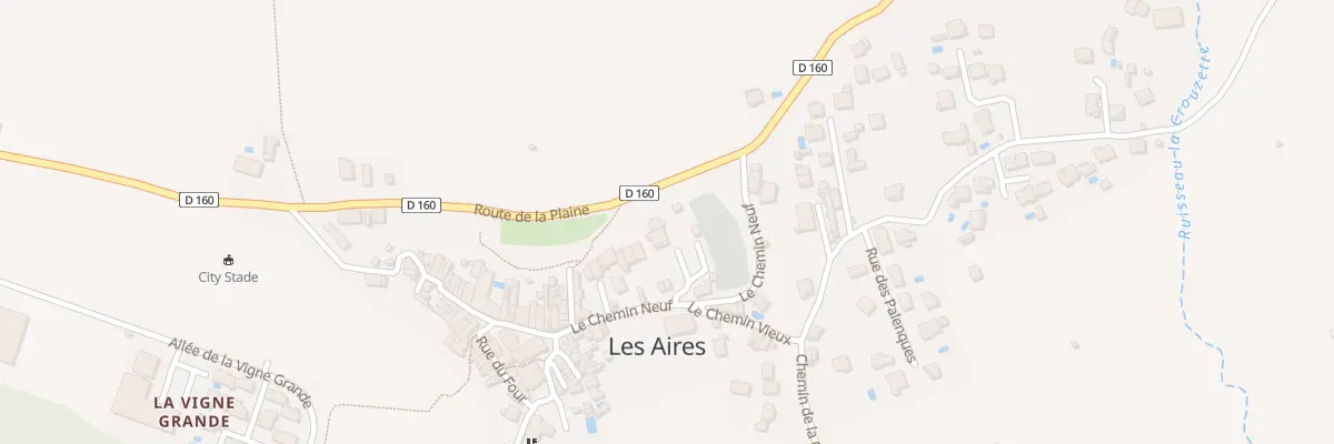 Plan du 17B Che Le Chemin Neuf aux Aires