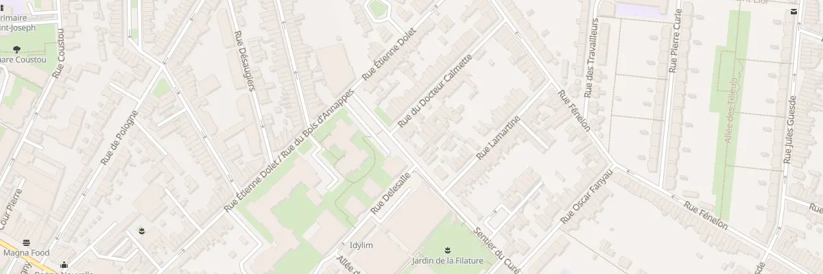 Plan du 4 Rue du Docteur Calmette à Lille