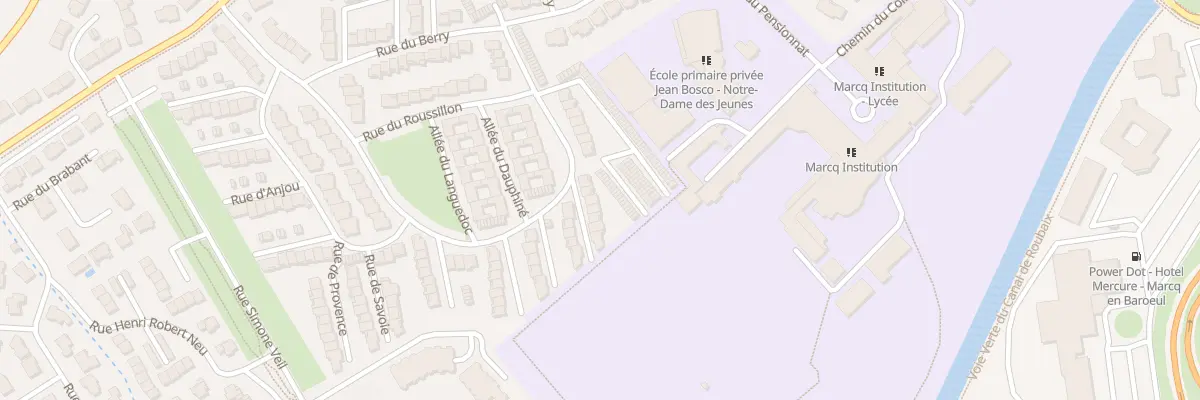 Plan du 5 Rue du Limousin à Marcq-en-Barœul