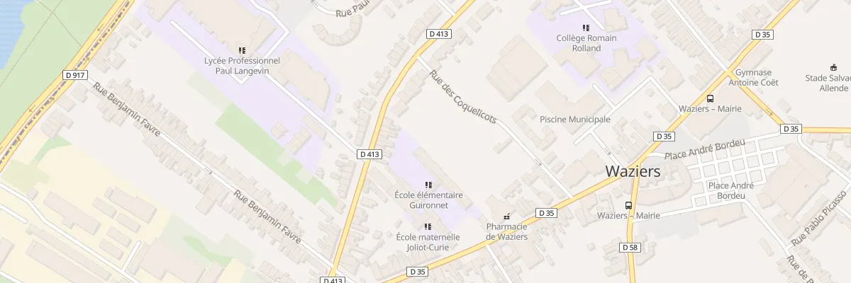 Plan du 79 Rue des Freres Martel à Waziers