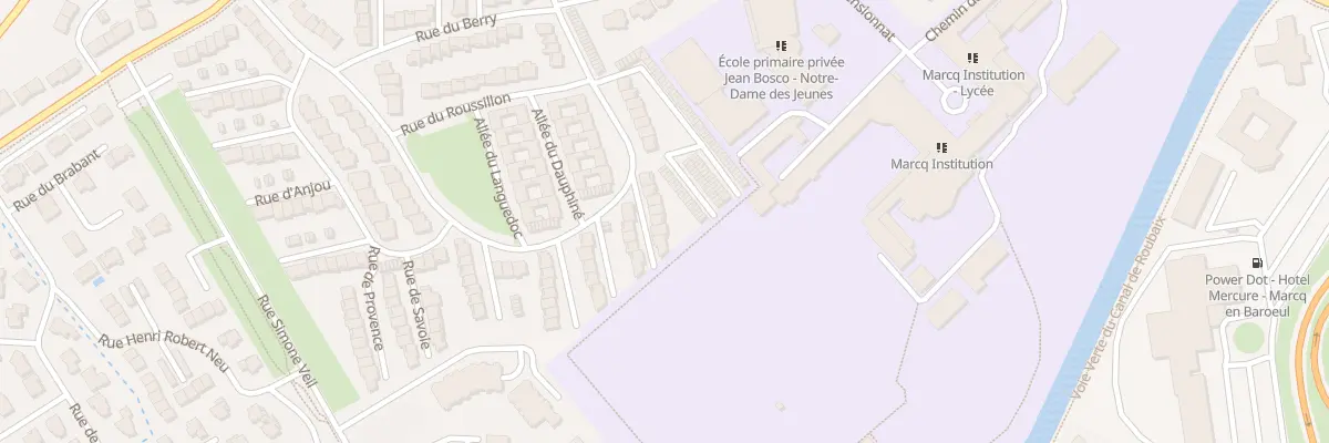 Plan du 9 Rue du Limousin à Marcq-en-Barœul