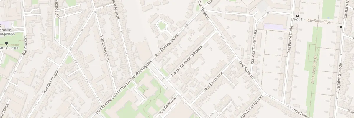 Plan du 17 Rue du Docteur Calmette à Lille