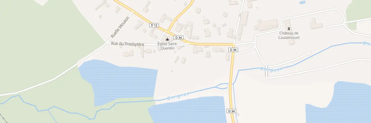Plan du 9 Rue de l’Eglise à Caulaincourt