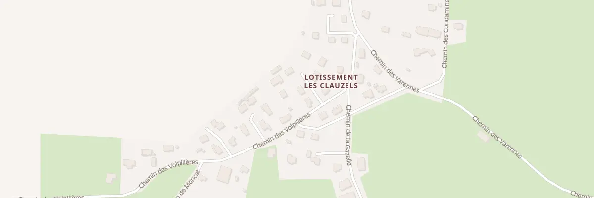 Plan du 16 Imp des Ormes à Coren