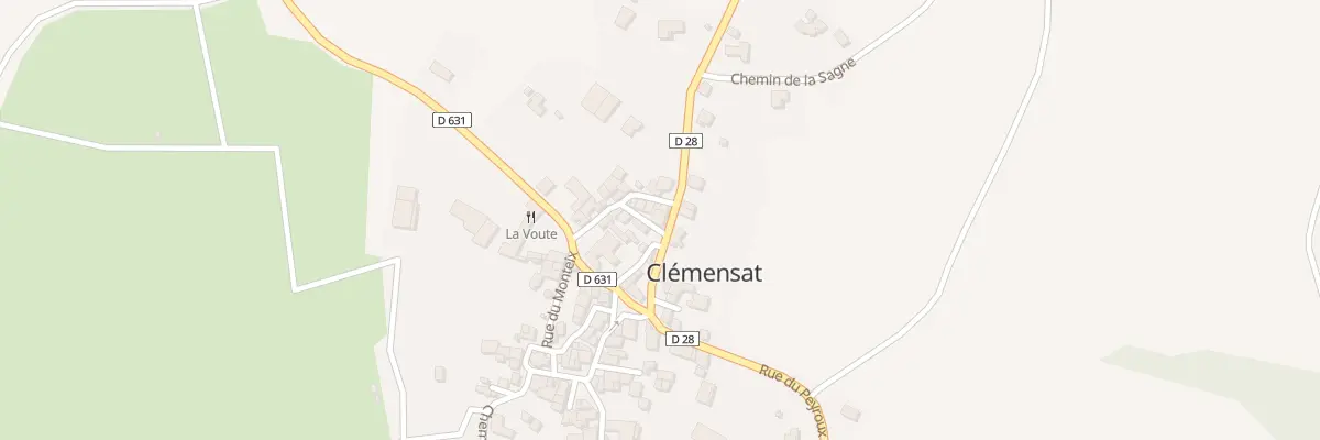 Plan du 4 Rue de Montrose à Clémensat