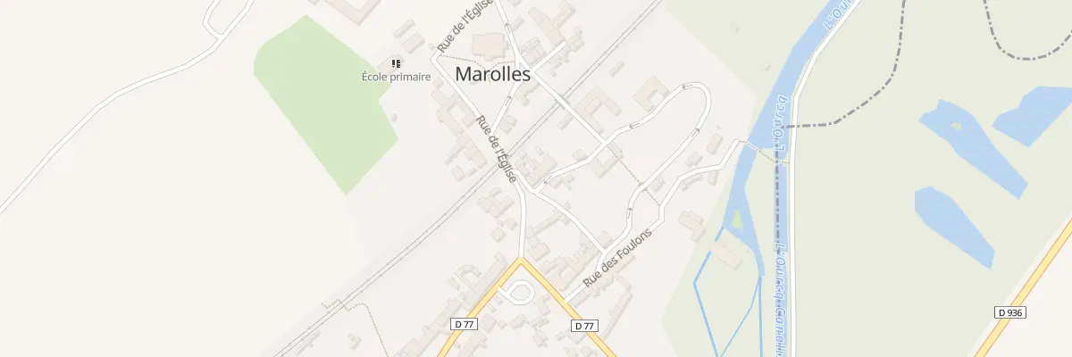 Plan du 7 Rue du Château à Marolles