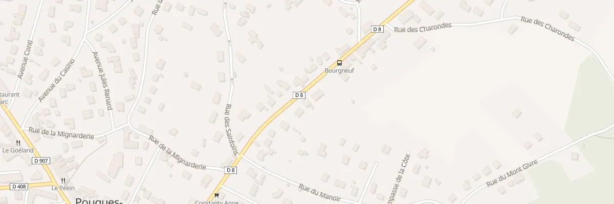 Plan du 540 Rue du Doc Jean Pidoux à Pougues-les-Eaux