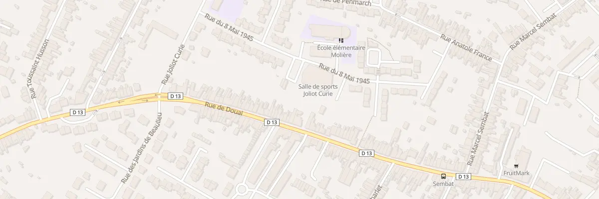 Plan du 510 Rue de Douai à Sin-le-Noble