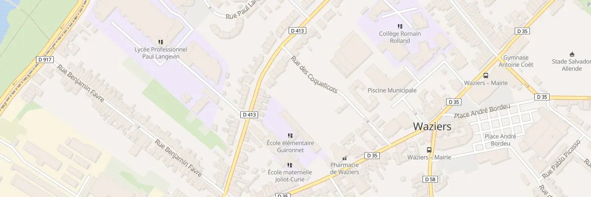 Plan du 75 Rue des Freres Martel à Waziers