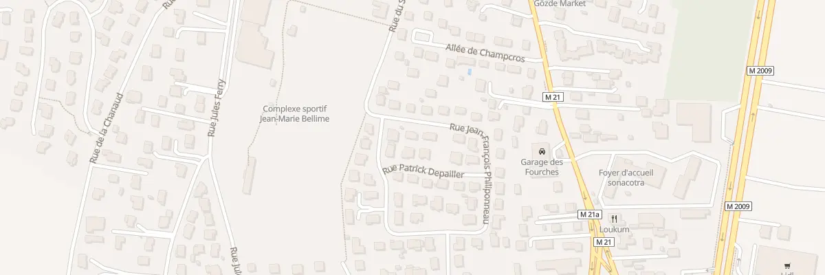 Plan du 2 Rue Jean-Francois Philiponneau à Cébazat