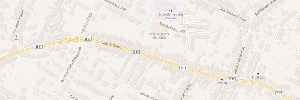 Plan du 500 Rue de Douai à Sin-le-Noble