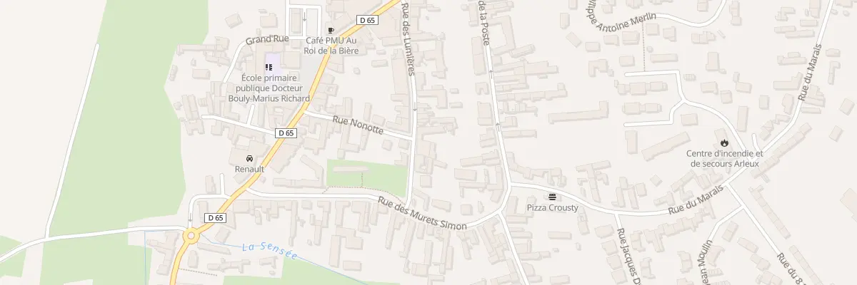 Plan du 21 Rue des Lumieres à Arleux