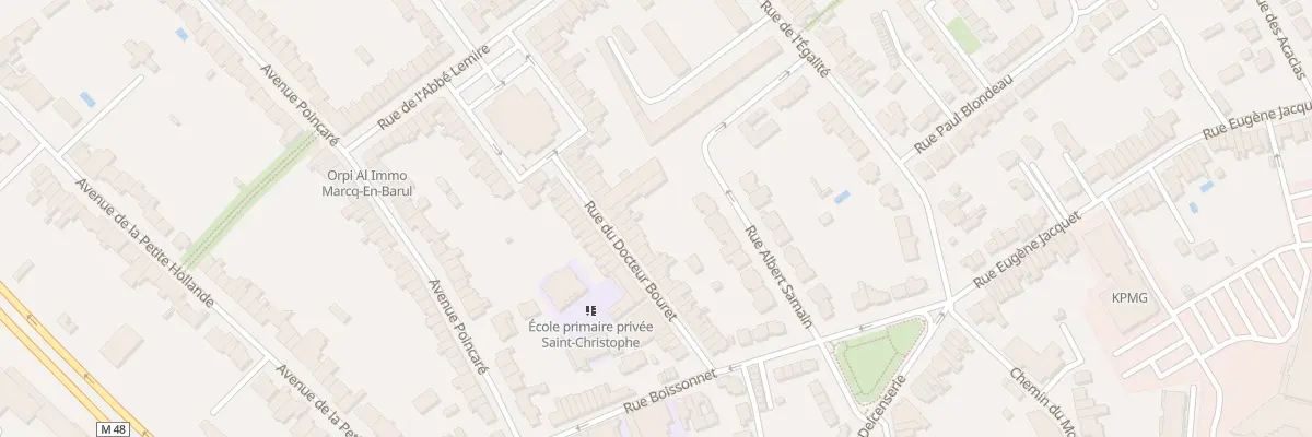 Plan du 17 Rue du Docteur Bouret à Marcq-en-Barœul
