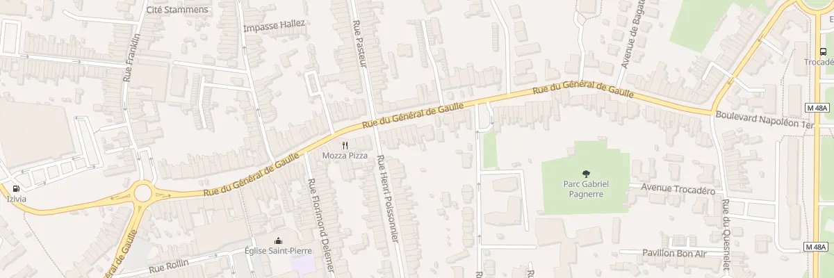 Plan du 176 Rue du Général De Gaulle à Mons-en-Barœul
