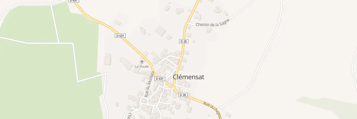 Plan du 6 Rue de Montrose à Clémensat