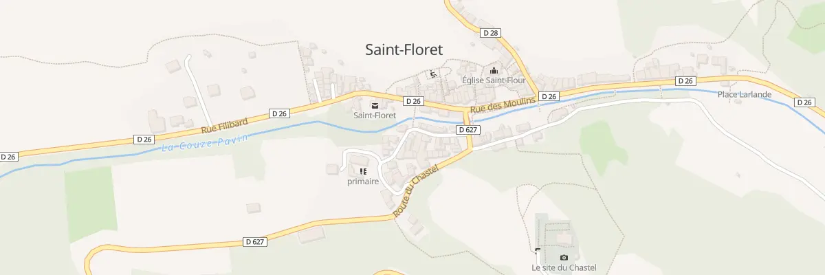 Plan du 9005 Rue de la Pède à Saint-Floret
