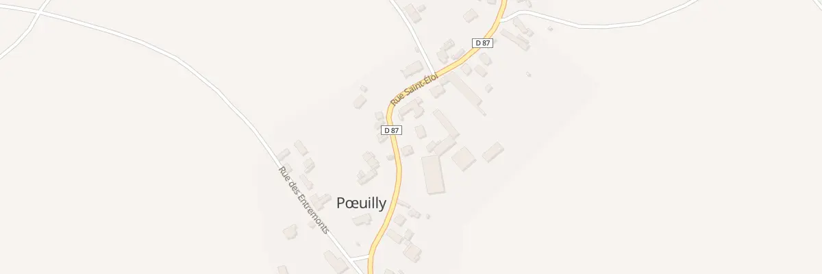 Plan du 16B Rue St Eloi à Pœuilly