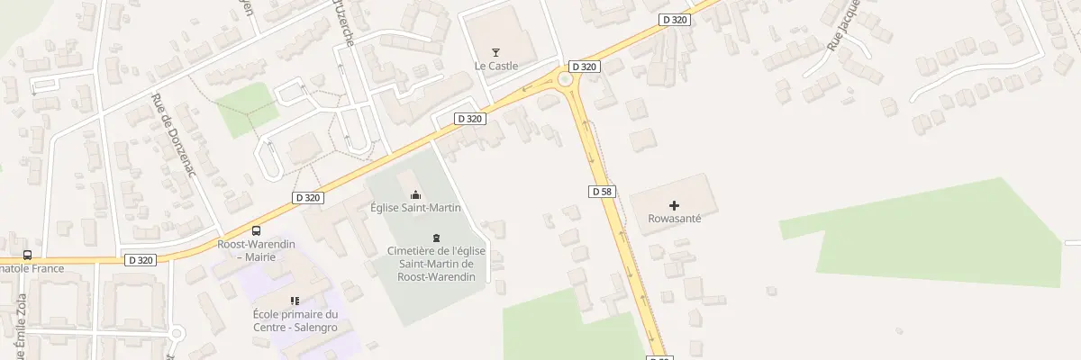 Plan du 443 Rue Pierre Brossolette à Roost-Warendin