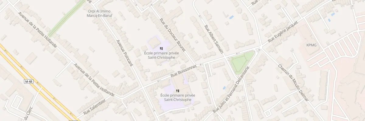 Plan du 42 Rue du Docteur Bouret à Marcq-en-Barœul