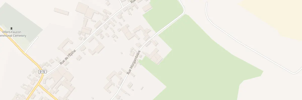 Plan du 16 Rue Morgambiere à Villers-Faucon