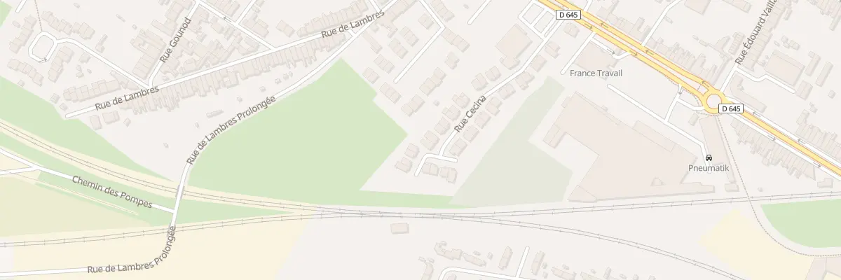 Plan du 212 Rue Cecina à Sin-le-Noble