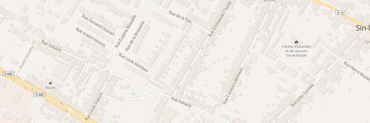Plan du 230 Rue Emmanuel Charlet à Sin-le-Noble