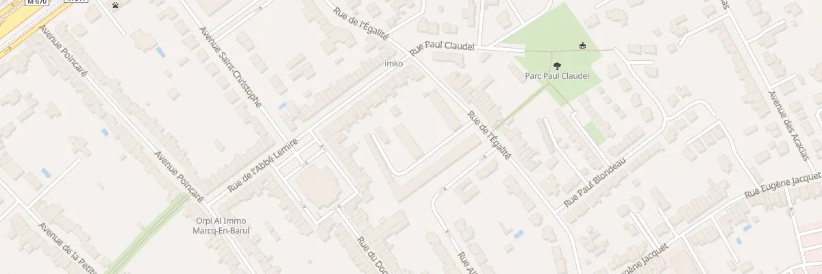 Plan du 36 Rue de l’Égalite à Marcq-en-Barœul