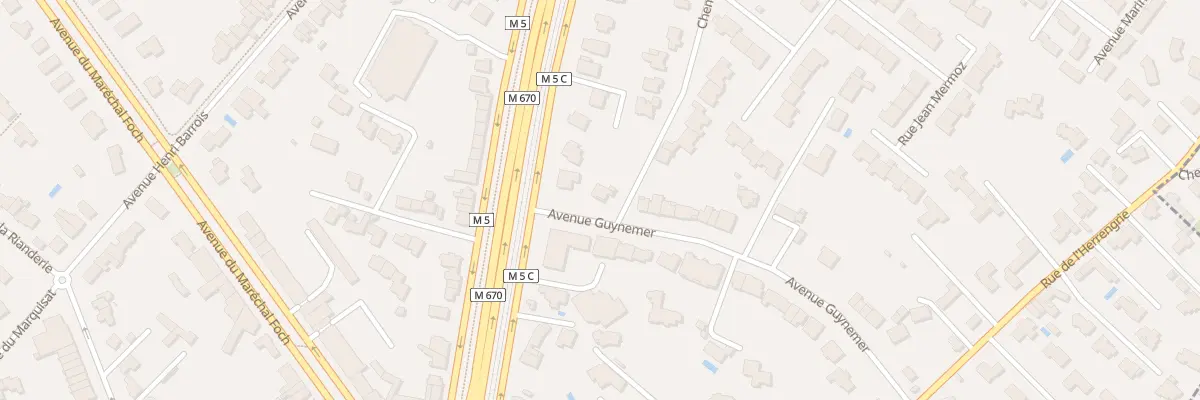 Plan du 11 Av Guynemer à Marcq-en-Barœul