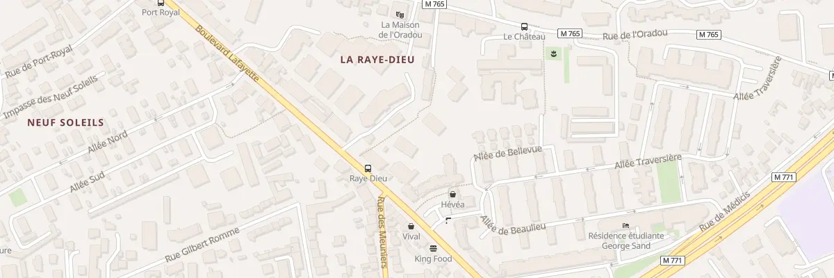 Plan du 137 Bd Lafayette à Clermont-Ferrand