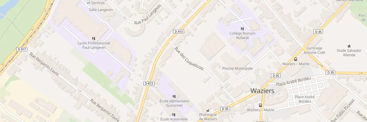 Plan du 67T Rue des Freres Martel à Waziers