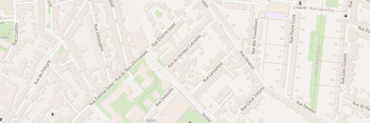 Plan du 16 Rue du Docteur Calmette à Lille