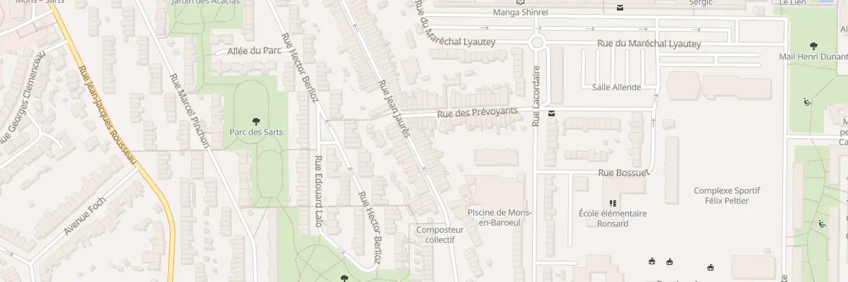 Plan du 117 Rue Jean Jaurès à Mons-en-Barœul