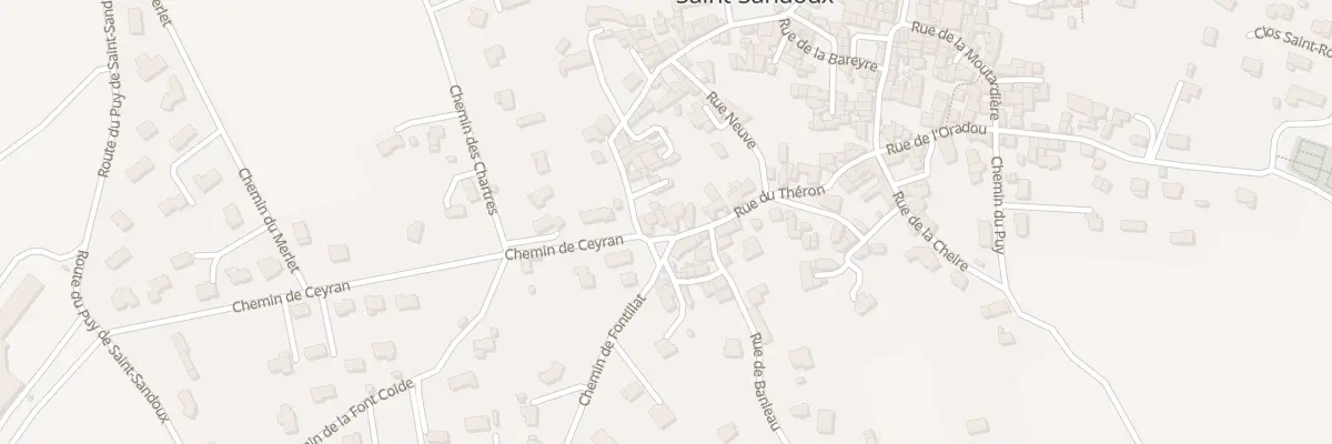 Plan du 6 Pl du Théron à Saint-Sandoux