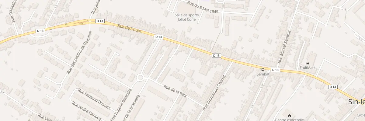 Plan du 451 Rue de Douai à Sin-le-Noble