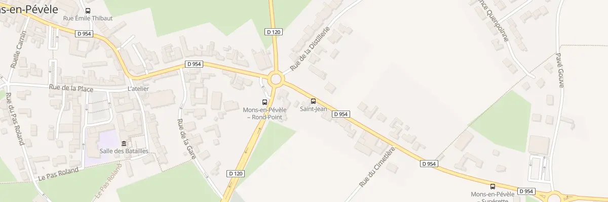 Plan du 274 Rue Saint Jean à Mons-en-Pévèle