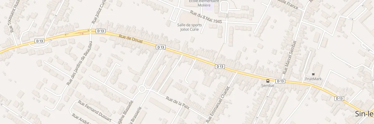 Plan du 461 Rue de Douai à Sin-le-Noble