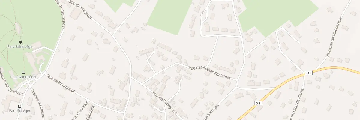 Plan du 280 Rue des Petites Fontaines à Pougues-les-Eaux