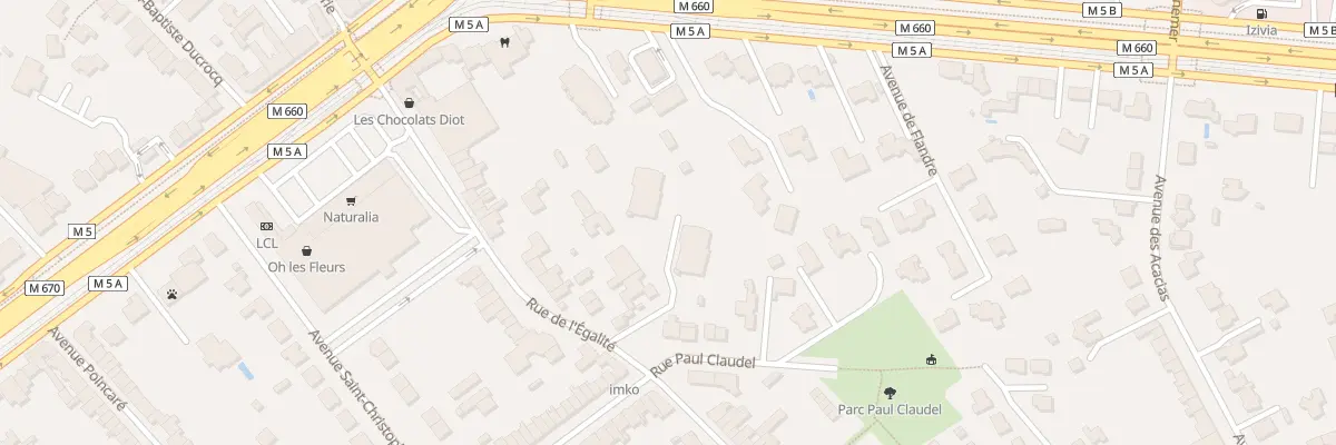 Plan du 51 Rue de l’Égalite à Marcq-en-Barœul