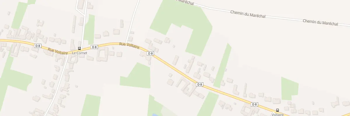 Plan du 540 Rue Voltaire à Raimbeaucourt