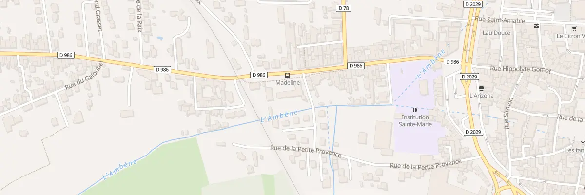 Plan du 66 Av du Cdt Madeline à Riom
