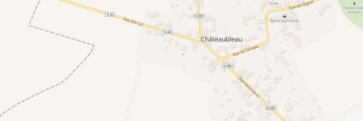 Plan du 5 Rue des Lys à Châteaubleau